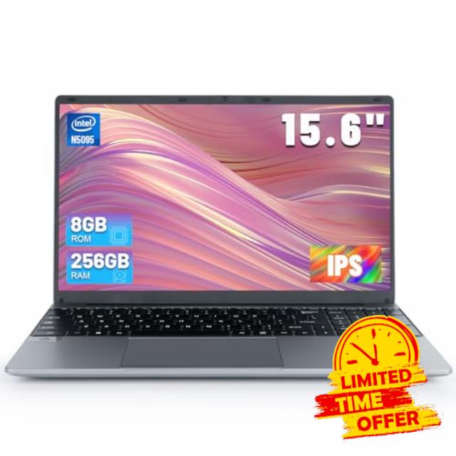 Maypug Laptop Computer | 15.6" Laptop | 8GB RAM 256GB ROM |Traditional Laptop Computers with Intel Quad-Core Processors |1366 * 768 IPS | Large Capacity Battery | 2.4/5g WiFi | Bluetooth | Type-C