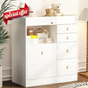 Mingyall Baby Changing Table Dresser