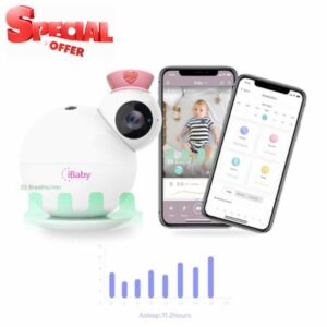 iBaby i6 Pink Baby Monitor with Camera and Audio with Sleeping and Breathing Analysis Function