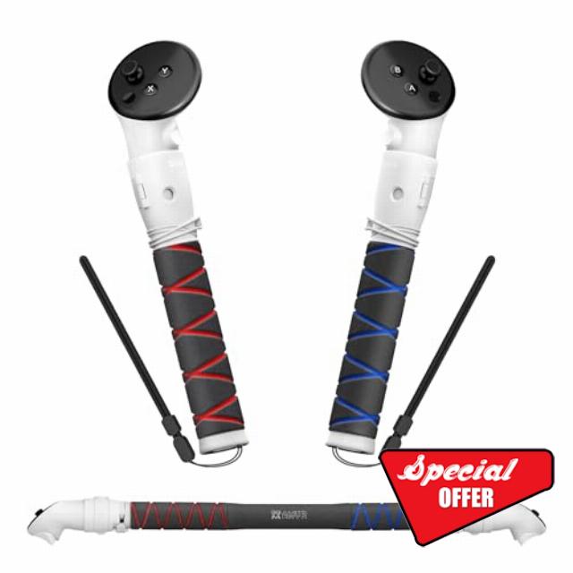 AMVR 3-in-1 Handle Attachment Compatible with Meta/Oculus Quest 3 Accessories