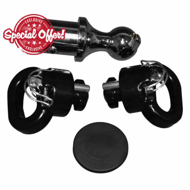 tycardor HT Gooseneck Hitch Ball Kit 38K 2-5/16-In Compatible with Dodge Ram 2013-2023 2500 3500 Truck Puck System Replace 82216057AC 82216057AA 82216057AB 82213632 60638 60618 60601 60617