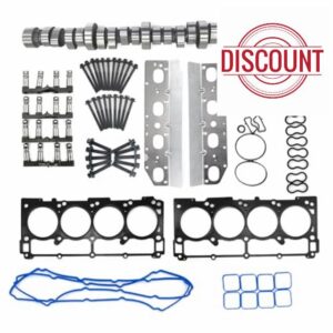5.7 Hemi MDS Camshaft and lifters Kit With Engine Head Gaskets kit Fit for 09-16 Dodge Ram 1500 09-21 Durango Charger Challenger Chrysler-300 J-EEP Grand Cherokee Commander  53022372AA