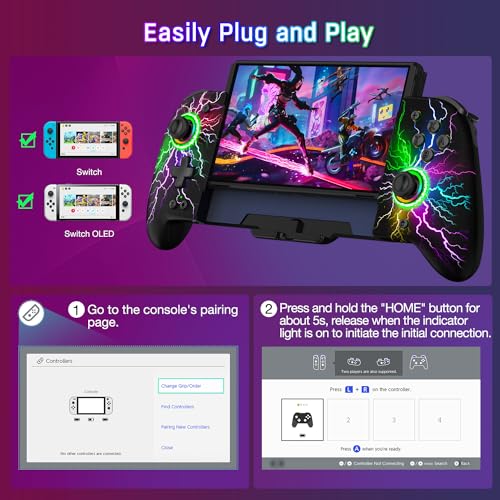 One-Piece Switch Pro Controller Replacement for Joycon