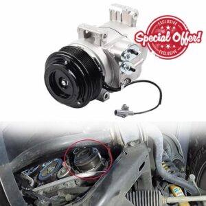 Dasbecan AC Compressor With Clutch Compatible with 2005-2015 Toyota Tacoma 2.7L 4.0L Air Condition Compressor Replaces 1140202 1140036 60-01927NA