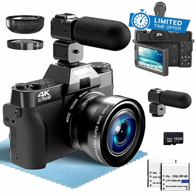 Hojocojo 4KVlogging Camera