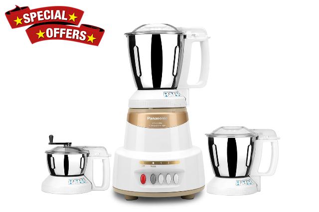 Panasonic Super Mixer Grinder MX-AV325 3 Stainless Steel Jars 600 Watts 110-120 Volt US & CANADA