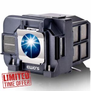 ELP77 Replacement Projector Lamp for ELPLP77 Epson Powerlite 1975W 1980WU 1985WU 4650 4750W 4770W 4855WU G5910 HC 1440 PC 1985 EB-1970W 4550 4855WU H543C H544C V13h010l77 Lamp Bulb Replacement