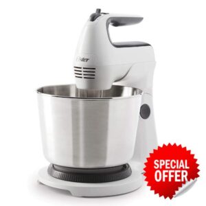 Oster® White hand blender with steel bowl FPSTHS3612