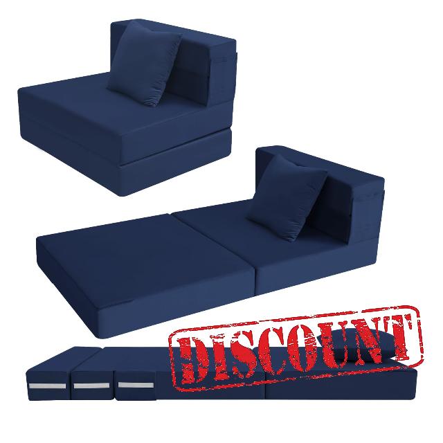MeMoreCool Foldable Futon Chair Bed Sleeper for Adults