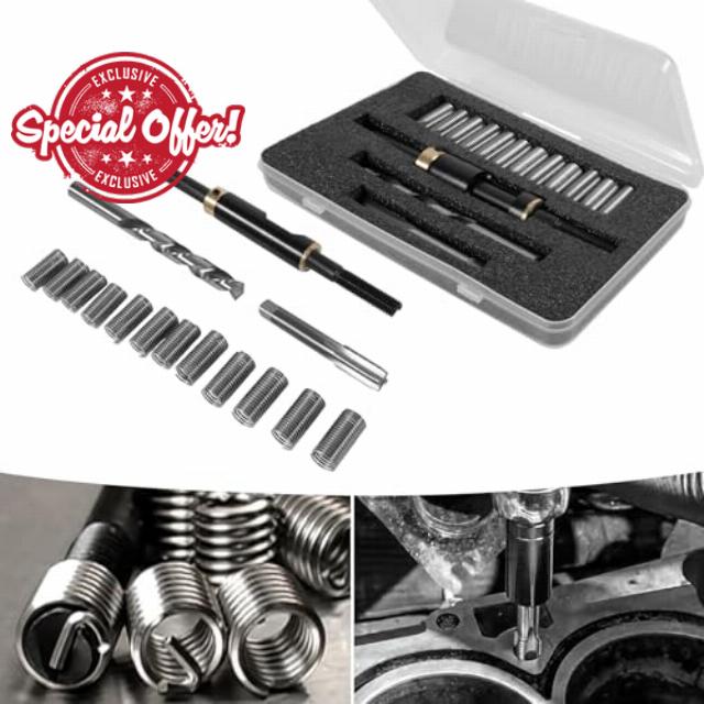GOKESHFLY M11X1.5 Metric Head Bolt Thread Repair Kit 35119S fit for Cadillac