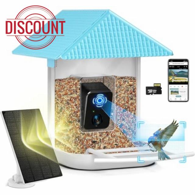 LEMBERI AI Identify Bird Feeder with Camera