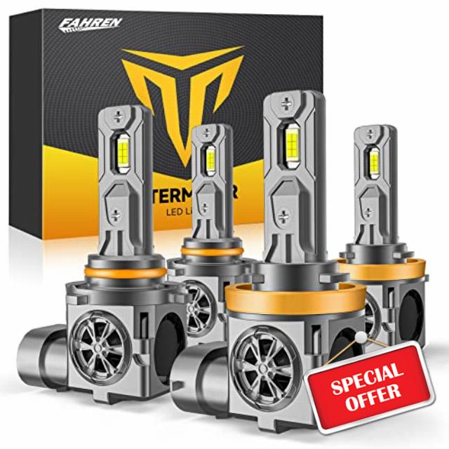 Termitor 2024 Upgraded H11/H9/H8 9005/HB3 LED Bulbs Combo