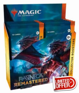Magic: The Gathering Ravnica Remastered Collector Booster Box - 12 Packs (180 Magic Cards)