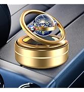 Fiorky Car Air Freshener Solar Energy, Car Solar Rotating Perfume Floating Planet Car Aromatherap...