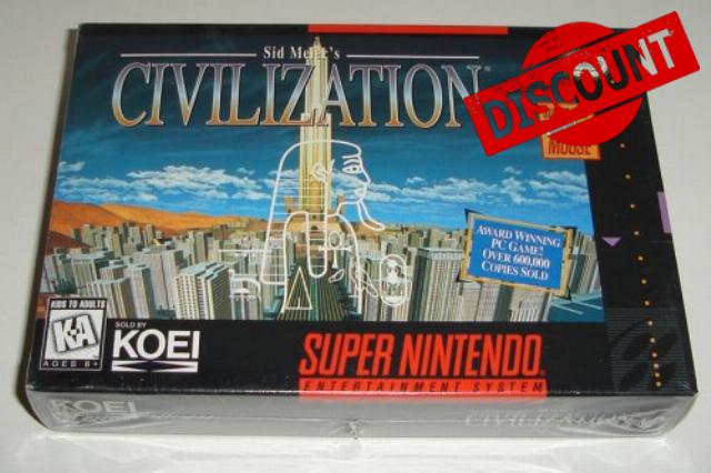 Civilization for SNES Super Nintendo (Renewed)
