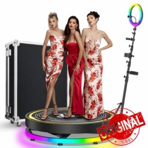 [Upgraded] 360 Photo Booth Machine for Parties