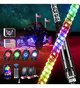 Nilight 2 PCS Rear Pillar Flag Antenna Mounting Brackets, Can am X3 Whip Mounts for LED Whip Ligh...