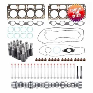 SUSUCAR NON AFM DOD Disable Camshaft Lifter Kit 5.3 Head Gasket Set for 2014-2021 GM Chevrolet Gen V L83 5.3L Engine