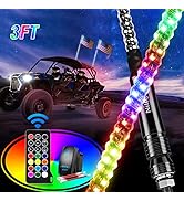 Nilight led whip light, led rock lights, antenna whips
