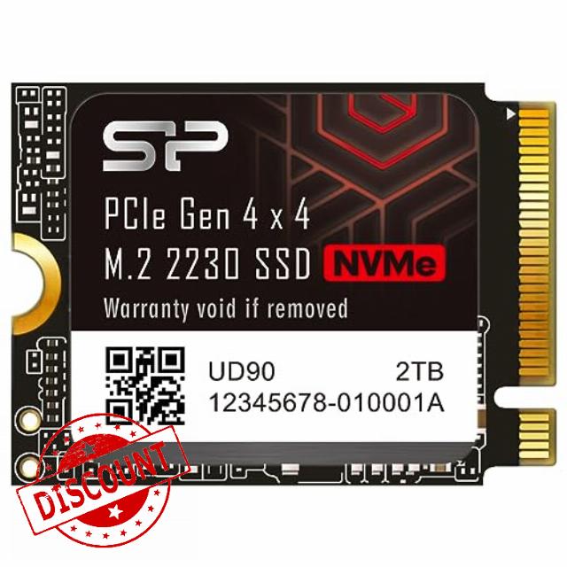 Silicon Power 2TB UD90 2230 NVMe 4.0 Gen4 PCIe M.2 SSD R/W up to 5