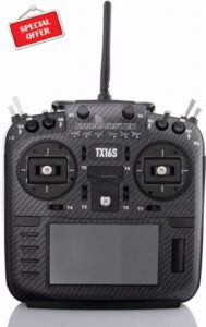 RadioMaster TX16S MKII Carbon Fiber Black 2.4GHz 16CH EdgeTX OpenTX Hall Gimbals Remote Control Radio Transmitter (4IN1 Multi-Protocol)