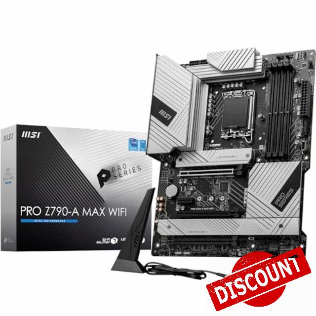 MSI PRO Z790-A MAX WiFi ProSeries Motherboard (Supports 12th/13th/14th Gen Intel Processors