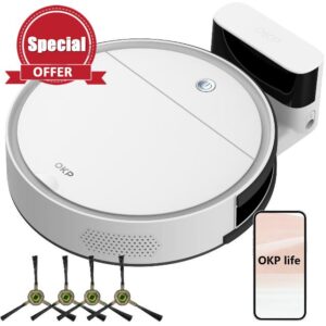 OKP Life WiFi/App/Alexa Robotic Vacuum Cleaner
