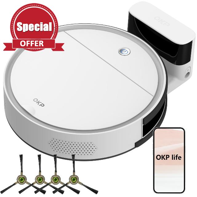 OKP Life WiFi/App/Alexa Robotic Vacuum Cleaner