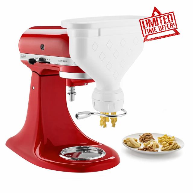 6-Piece Pasta Attachment for Kitchenaid Stand Mixer