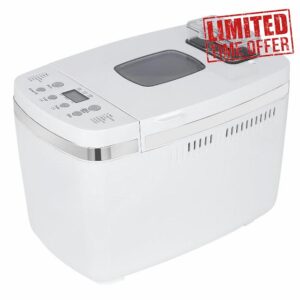 Patioer Bread Maker Machine with Gluten Free Setting 3LB 2.5LB 2LB Automatic Loaf Bread Machine with Fruit & Nut Dispenser 14-in-1 Breadmaker Dual Paddle Programmable 3 Crust Colors