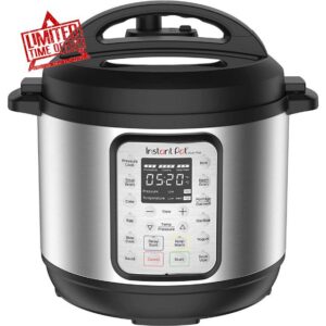 Instant Pot 072-10-4433 Duo Plus 9-in-1 Electric Pressure Cooker 6 Quart Stainless Steel (Renewed)