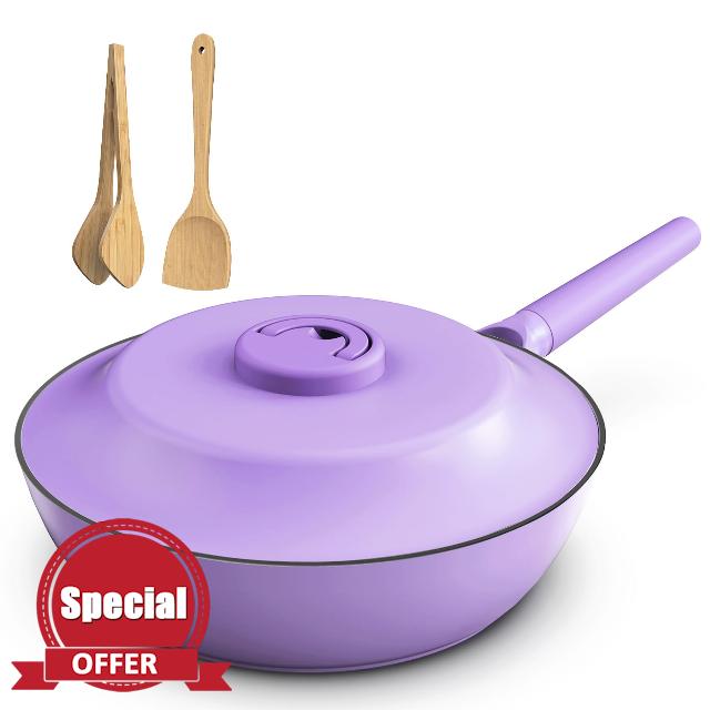 imarku Nonstick Saute Pan with Removable Handle