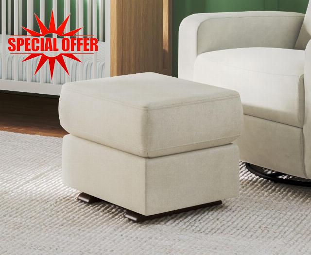 Nurture& Gliding Ottoman - Premium Ottoman Footrest for Nursery or Living Room