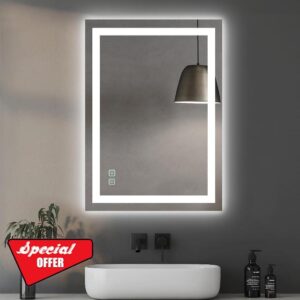 FEUKNY 20X28 LED Bathroom Mirror