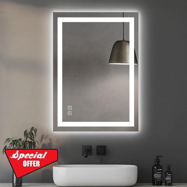 FEUKNY 20X28 LED Bathroom Mirror