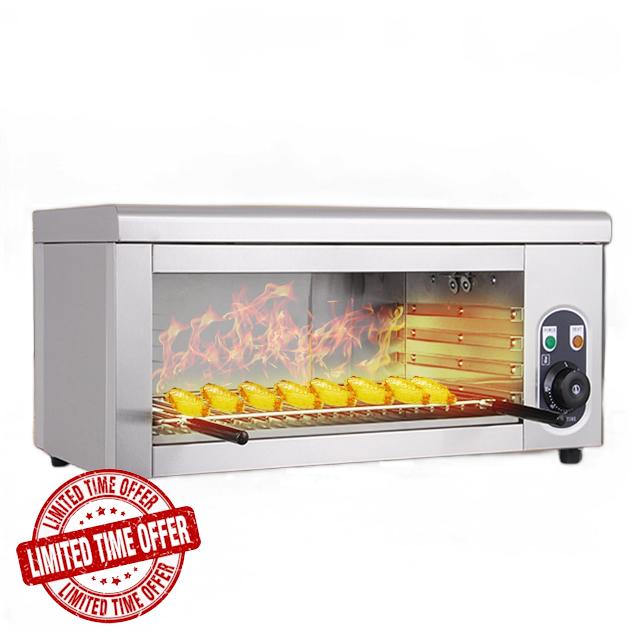 2000W Commercial Cheese Melter Machine 110V Countertop Grill Cheese Broiler Burner for Grilling Steaks