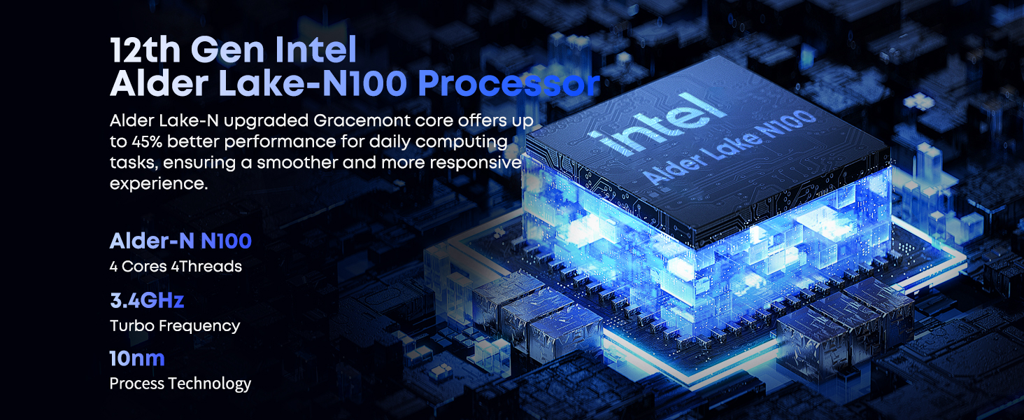 Gemibook Plus Intel N100 CPU