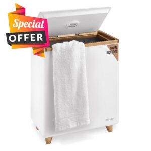 SereneLife Luxury Towel Warmer With Towel