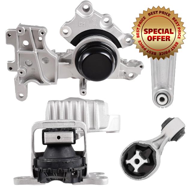 DOFOCH Engine Motor and Tran Mount Compatible for 14-17 Nissan Rogue 2.5L Set of 4PCS