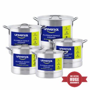 Universal Aluminium Stock Pot Steamer Set 52Qt