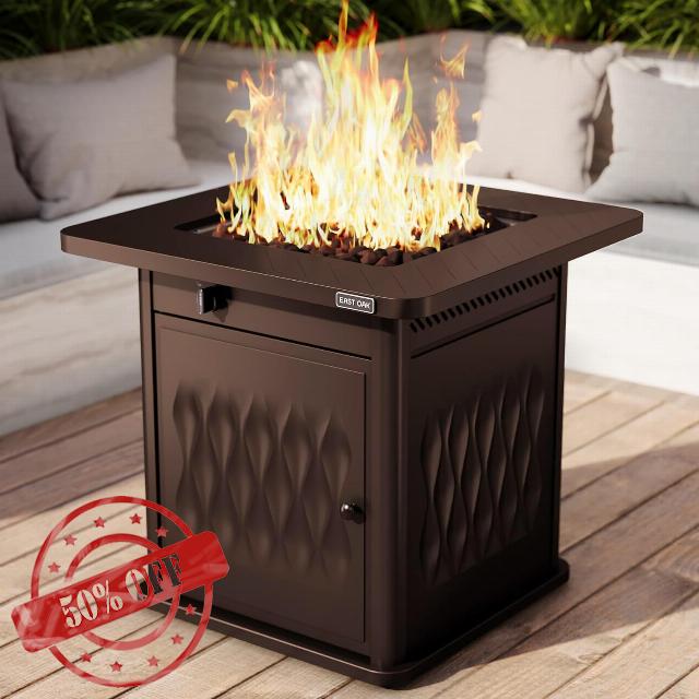 EAST OAK 28'' Propane Fire Pit Table