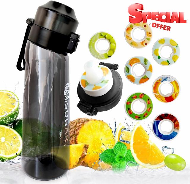 ZOEVEX Water Bottle Starter Set BPA Free with 7 Pods