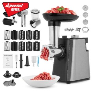Hiteemer Meat Grinder Stainless Steel & Cheese Grater
