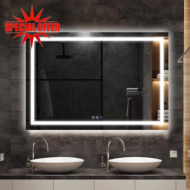 Tatub 48"x36" LED Mirror for Bathroom