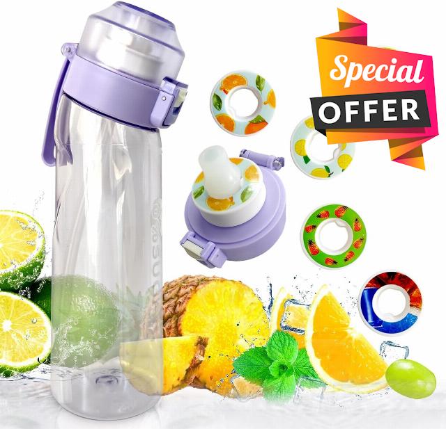 ZOEVEX Water Bottle Starter Set BPA Free with 5 Pods