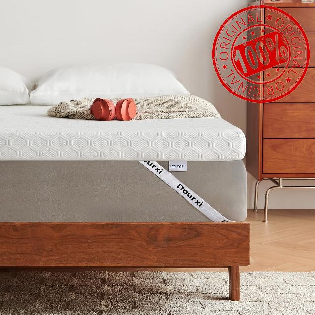Dourxi 3 Inch Memory Foam Mattress Topper Twin Size