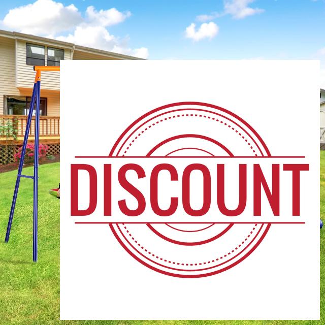 Lunafun Swing Set for Backyard with Kids Slide 440lbs Swing Set with Heavy-Duty Metal A-Frame Outdoor Swing Set with 1 Saucer Swing Seat 1 Swings Seat & 1 Slide