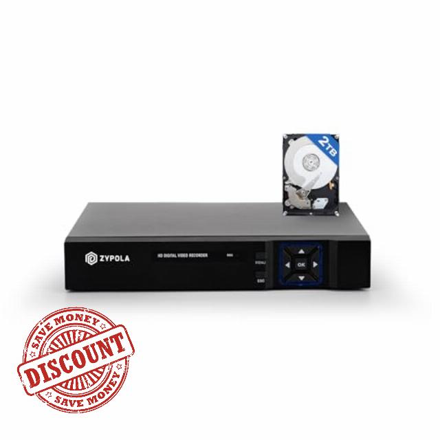 Zypola® 1080p 16 Channel Hybrid 5-in-1 CCTV DVR Recorder
