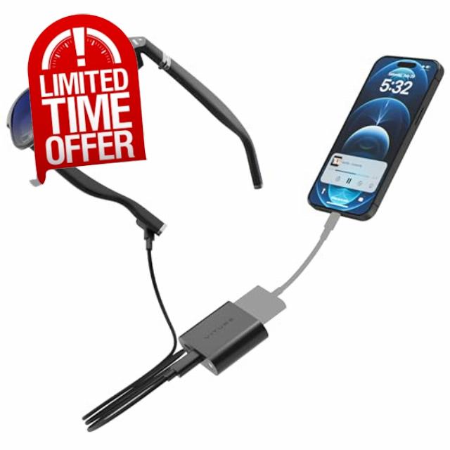VITURE One XR/AR Glasses & HDMI Adapter for iPhone