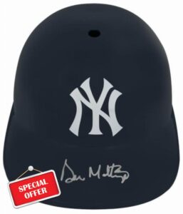 Don Mattingly Signed Yankees Replica Souvenir Batting Helmet